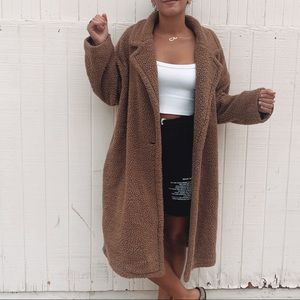 Oversized Teddy Coat